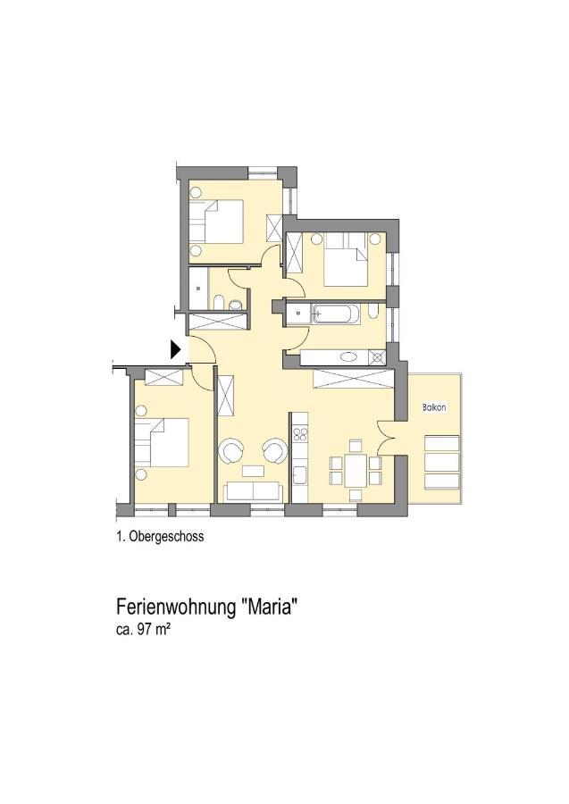 Apartmán Altes Pfarrhaus Papstdorf Exteriér fotografie