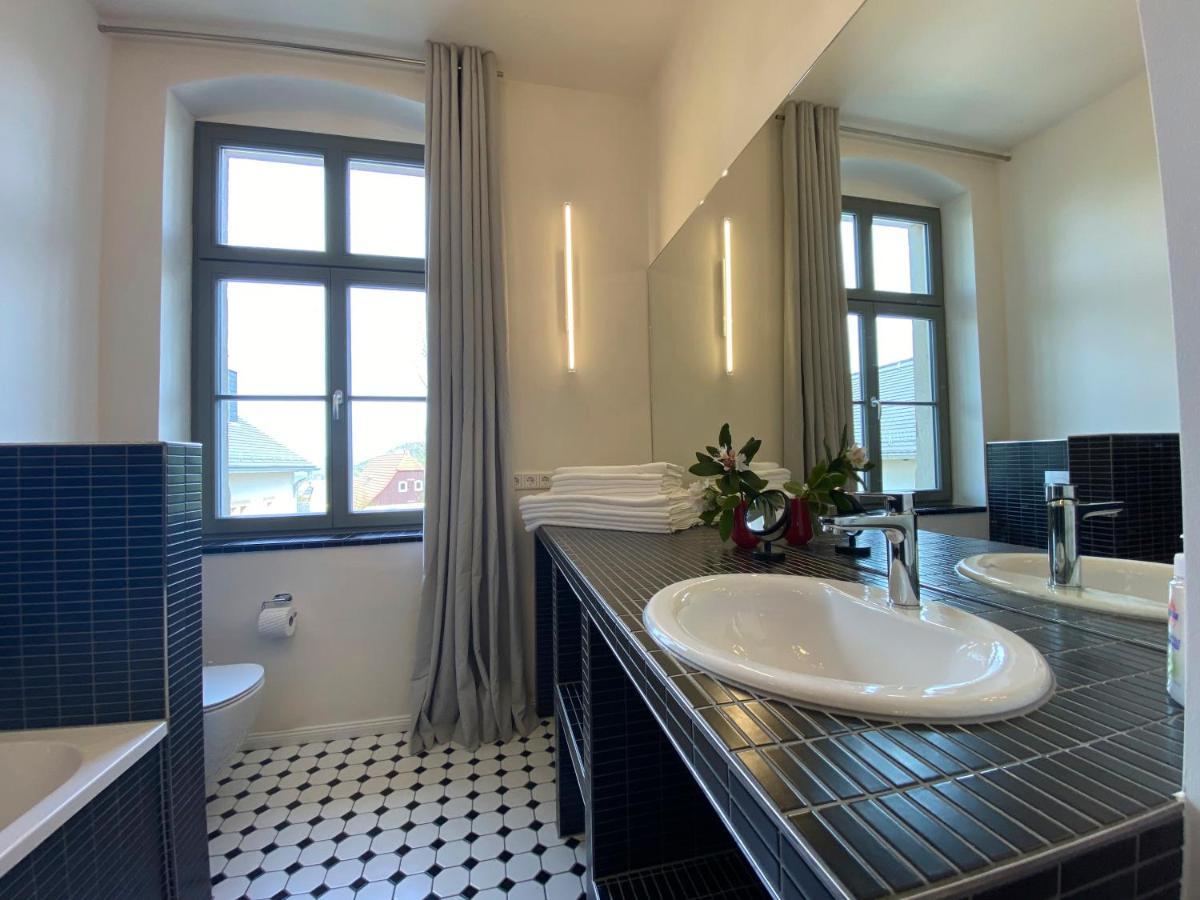 Apartmán Altes Pfarrhaus Papstdorf Exteriér fotografie