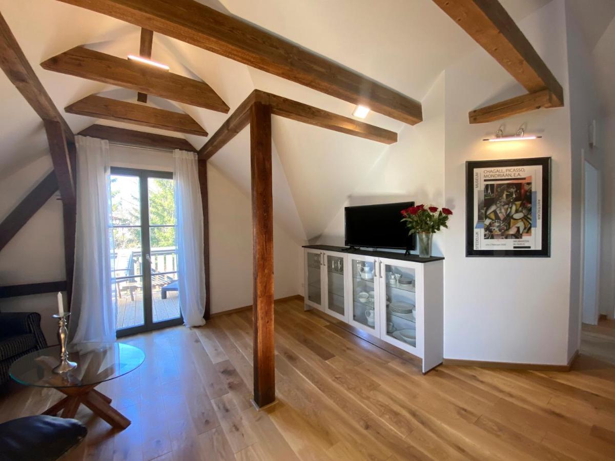 Apartmán Altes Pfarrhaus Papstdorf Exteriér fotografie