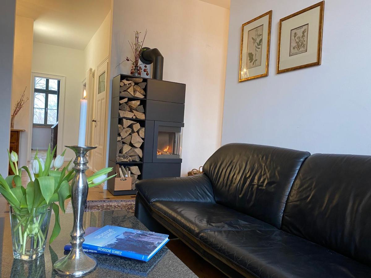 Apartmán Altes Pfarrhaus Papstdorf Exteriér fotografie