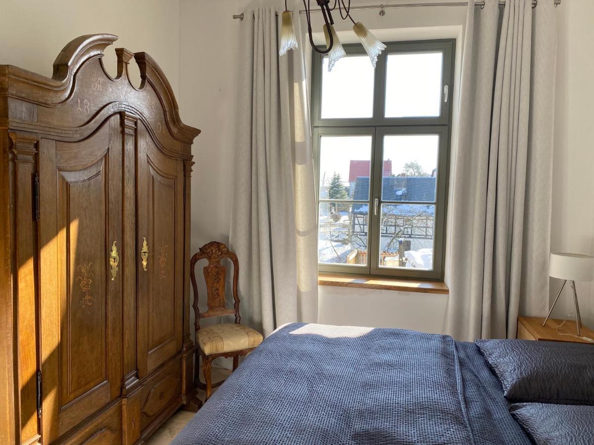 Apartmán Altes Pfarrhaus Papstdorf Exteriér fotografie