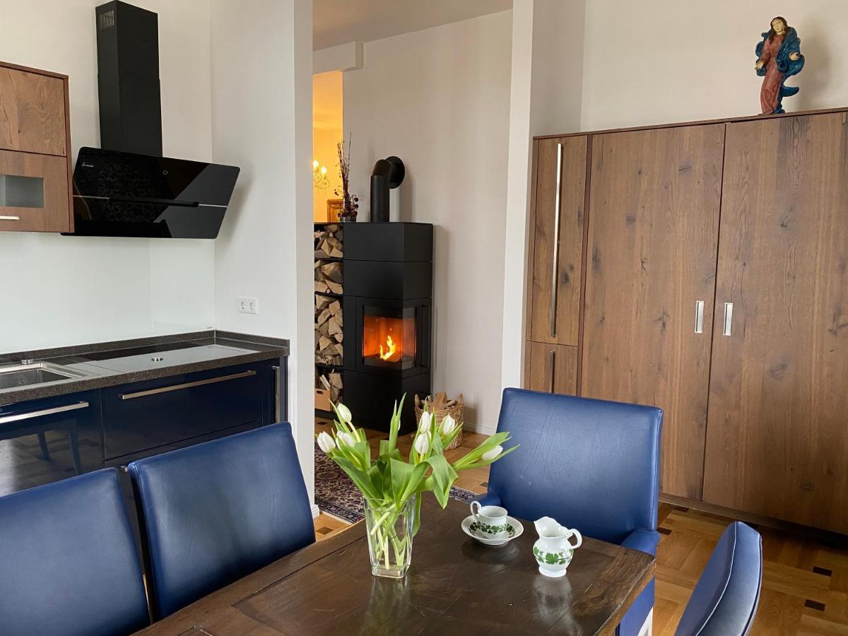 Apartmán Altes Pfarrhaus Papstdorf Exteriér fotografie