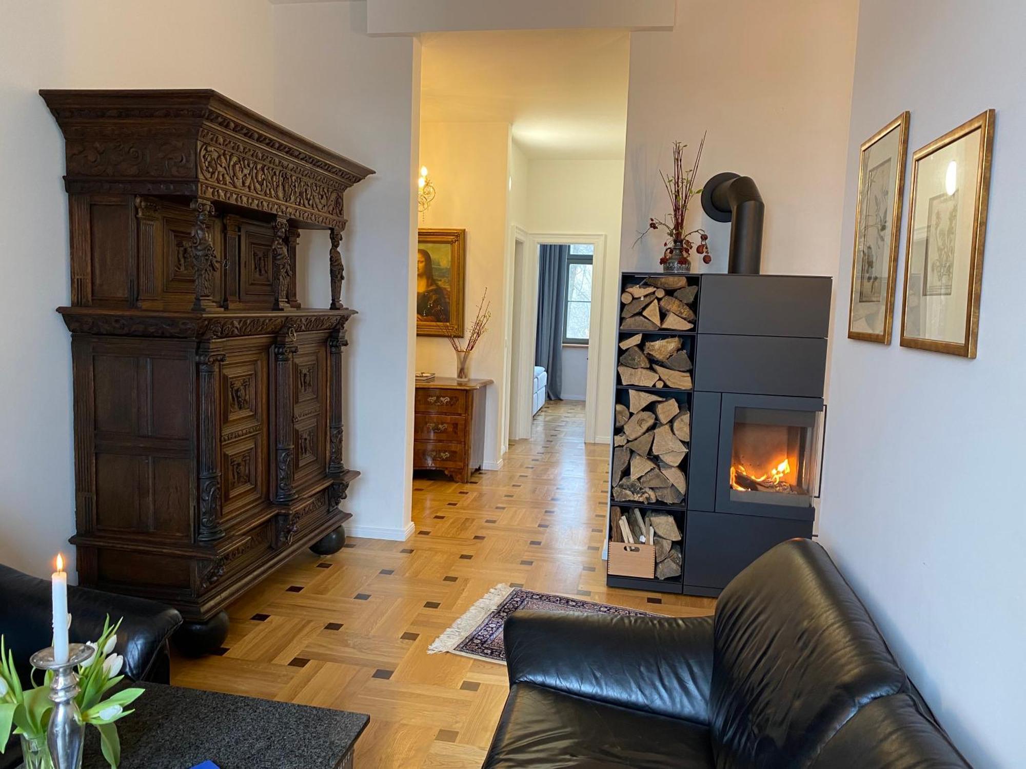 Apartmán Altes Pfarrhaus Papstdorf Exteriér fotografie